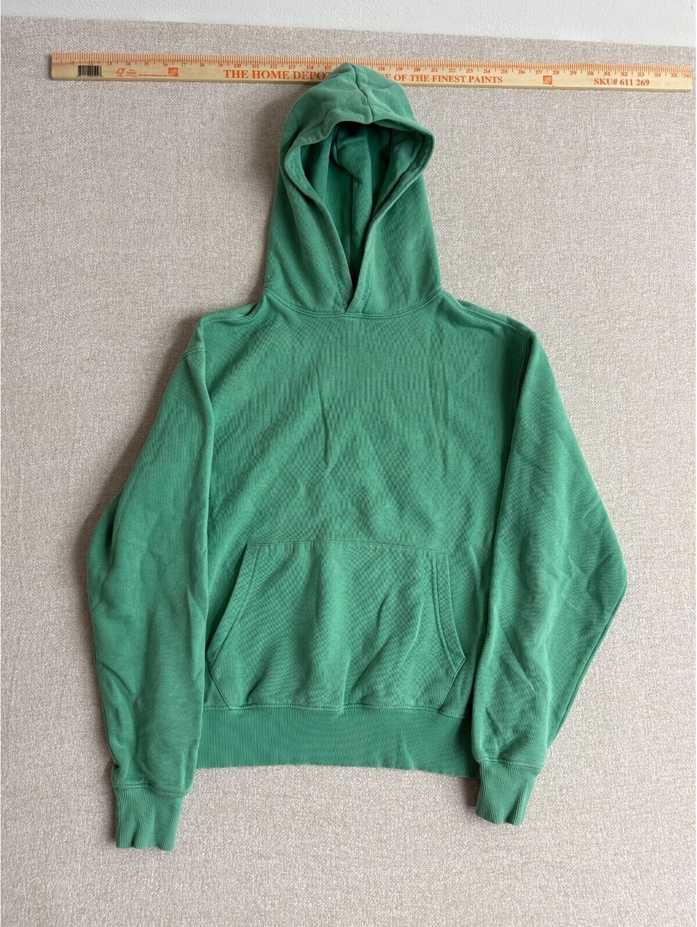Old Navy Mens Small Green Pullover Hoodie Sweatshirt Casual Fleece S